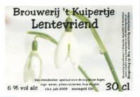 Bierbrouwerij 't Kuipertje, Lente Vriend