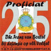 Jantje's Bieren Uden, Proficiat Dhr Frans van Boxtel Dubbelbier