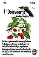 Brouwerij De Molen, 't Ooievaartje Krieken Rosébier