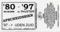 Jantje's Bieren Uden, Afscheidsbier