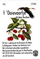 Brouwerij De Molen, 't Ooievaartje Krieken Rosébier