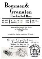 Brouwerij De Molen, Bommen & Granaten