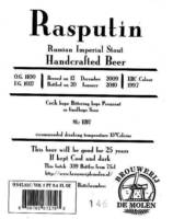 Brouwerij De Molen, Rasputin Russian Imperial Stout