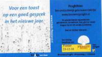 Bierbrouwerij Praght, Voor een toast op een goed gesprek in het nieuwe jaar