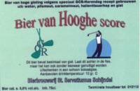Bierbrouwerij Sint Servattumus, Bier van Hooghe Score