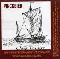 Bierbrouwerij 't Koelschip, Pinckbier Claes Teunisz