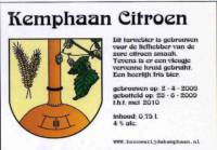 Stadsbrouwerij De Kemphaan BV, Kemphaan Citroen