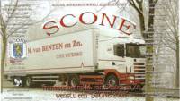 Scone Bierbrouwerij, Transportbedrijf M. van Benten & Zn wenst u een "Scone 2008"