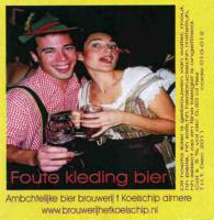 Bierbrouwerij 't Koelschip, Foute kleding bier