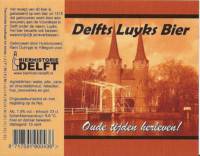 Bierhistorie Delft, Delfts Luyks Bier