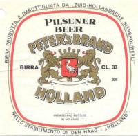 Oranjeboom Bierbrouwerij, Peter's Brand Holland Pilsener Beer Birra