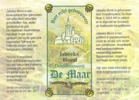 Dorpsbrouwerij De Maar, Jabeeks Blond