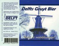 Bierhistorie Delft, Delfts Gruyt Bier