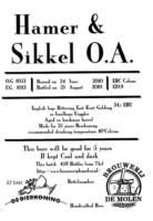 Brouwerij De Molen, Hamer & Sikkel O.A.