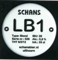 Bierbrouwerij De Schans, LB1 Blond