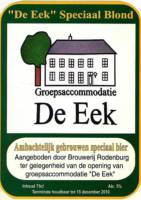 Bronckhorster Brewing Company , De Eek Speciaal Blond