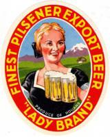 Zuidhollandse Bierbrouwerij (ZHB), Lady Brand Finest Export Pilsener Beer