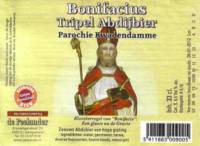 Huisbrouwerij De Peelander, Bonifacius Tripel Abdijbier Parochie Kwadendamme