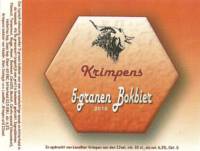 Brouwerij Klein Duimpje, Krimpens 5 granen Bokbier 2010