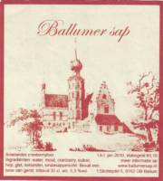 Amelander Bierbrouwerij, Ballumer Sap Amelander Cranberrybier