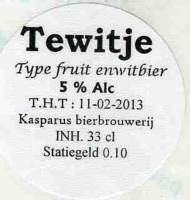 Bierbrouwerij Kasparus, Tewitje