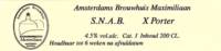 Amsterdams Brouwhuis Maximiliaan, Snab X-porter