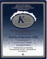 Stadsbrouwerij van Kollenburg, Kolleke Winterbier 2010