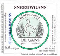 Bierbrouwerij de Gans, Sneeuwgans