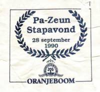 Oranjeboom Bierbrouwerij, Pa-Zeun stapavond 1990