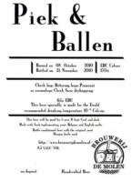 Brouwerij De Molen, Piek & Ballen