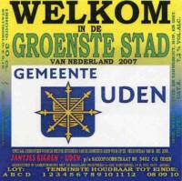 Jantje's Bieren Uden, Welkom in de groenste stad van Nederland 2007