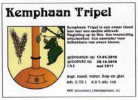 Stadsbrouwerij De Kemphaan BV, Kemphaan Tripel