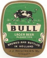 Oranjeboom Bierbrouwerij, Bull Lager Beer Pilsner Type