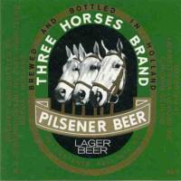 Oranjeboom Bierbrouwerij, Three Horses Brand Pilsener Beer Lager Beer