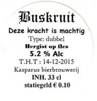 Bierbrouwerij Kasparus, Buskruit