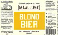 Bierbrouwerij Maallust, Blond Bier