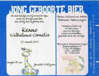 Brouwerij Klein Duimpje, Jong Geboorte Bier