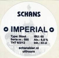 Bierbrouwerij De Schans, Imperial Stout