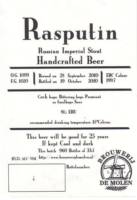 Brouwerij De Molen, Rasputin Russian Imperial Stout