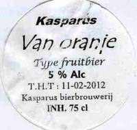 Bierbrouwerij Kasparus, Kasparus Van Oranje