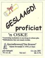Bierbrouwerij Oijen, #'n Oske Geslaagd! Proficiat