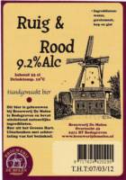 Brouwerij De Molen, Ruig & Rood