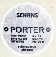 Bierbrouwerij De Schans, Porter