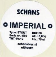 Bierbrouwerij De Schans, Imperial Stout