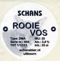 Bierbrouwerij De Schans, Rooie Vos