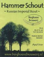 Berghoeve Brouwerij, Hammer Schout Russian Imperial Stout