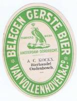 Van Vollenhoven's Bierbrouwerij, Belegen Gerste Bier