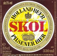 Oranjeboom Bierbrouwerij, Skol Holland Beer Pilsener Bier
