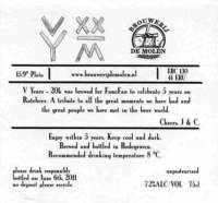 Brouwerij De Molen, V Years - 20k
