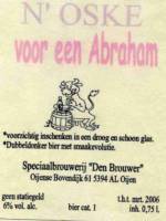 Bierbrouwerij Oijen, 'n Oske Voor Een Abraham